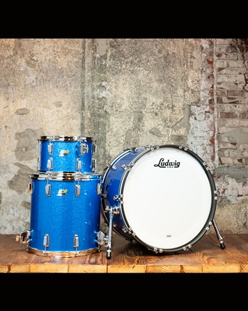 Ludwig Legacy Maple 3-Piece Drum Set - Blue Sparkle