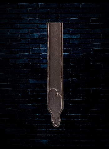 Franklin 10C-CH-N - 3" Padded Leather Guitar Strap - Chocolate