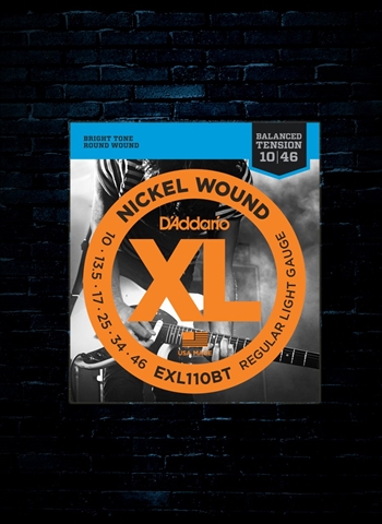 D'Addario EXL110BT XL Nickel Wound Electric Strings - Balanced Tension Light (10-46)