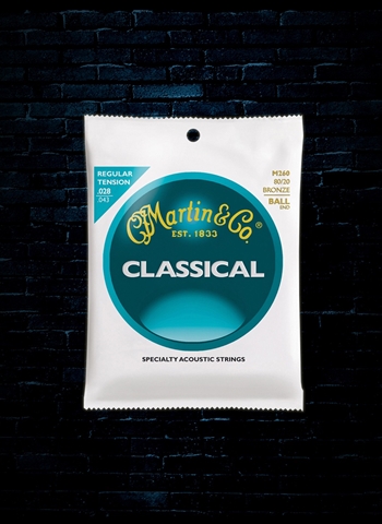 Martin M260 Ball End Classical Guitar Strings - (28-43)