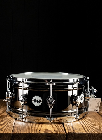 Drum Workshop 6.5"x14" Design Series Snare Drum - Black Nickel Over Brass