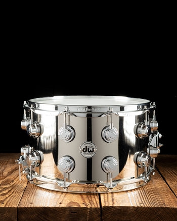 DW 8"x14" Collector's Series Nickel Over Brass Snare Drum
