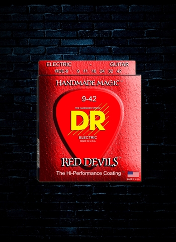 DR RDE-9 K3 Red Devils Electric Strings - Lite (9-42)
