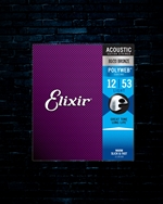 Elixir 11050 Polyweb 80/20 Bronze Acoustic Strings - Light (12-53)