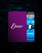 Elixir 11100 Polyweb 80/20 Bronze Acoustic Strings - Medium (13-56)