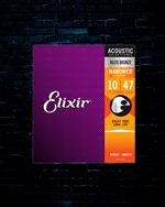 Elixir 11152 Nanoweb 80/20 Bronze Acoustic 12-Strings - Light (10-47)