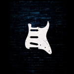 Fender Stratocaster SSS Pickguard - White Pearl