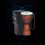 Meinl ADJ2-L+BAG Original African Style Rope Tuned Wood Djembe - Brown