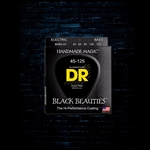 DR BKB5-45 - K3 Black Beauties Bass Strings - 5-String Medium (45-125)