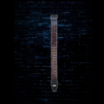 LM Products PS-201BSP - 2" Black Studded Guitar Strap - Blood Splatter
