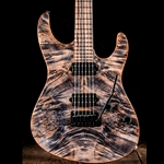 Suhr Modern Custom Waterfall Burl Maple/Cocobolo - Trans Blue Denim