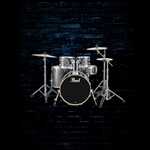Pearl EXX725S/C Export EXX 5-Piece Drum Set - Grindstone Sparkle