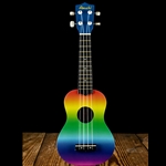 Amahi DDUK1 Soprano Ukulele - Rainbow