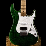 Suhr Standard Custom Quilted Maple/Roasted Maple - Trans Green