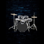 Pearl RS525SC/C Roadshow 5-Piece Drum Set - Jet Black