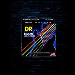 DR NMCE-10 K3 NEON Multi-Color Electric Strings - Medium (10-46)