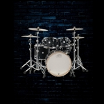 Drum Workshop DDLM2215BL Design Series 5-Piece Drum Set - Black Satin
