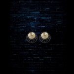 Allparts PK-3292 Set of 2 Reflector Tone Knobs - Gold/Black
