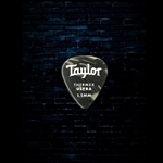 Taylor 1.5mm Premium DarkTone 351 Thermex Ultra Guitar Picks (6 Pack) - Black Onyx