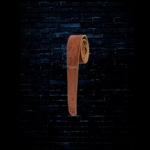 Taylor 2.5" Embroidered Suede Guitar Strap - Chocolate