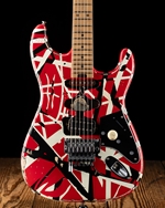 EVH Striped Series Frankie - Red/White/Black