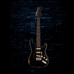 Fender Limited Edition Dual-Mag II Relic Strat - Black Over Sunburst