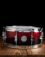 PDP 5.5"x14" Concept Maple Snare Drum - Red To Black Fade