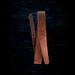 Taylor 2" Vegan Leather Guitar Strap - Medium Brown