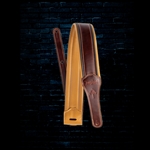 Taylor 2.5" Ascension Leather Guiter Strap - Black/Butterscotch