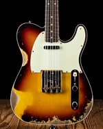Fender Custom LTD '60 Heavy Relic Tele - Chocolate 3-Color Sunburst