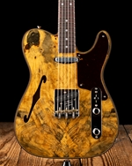 Fender Custom Shop Artisan Buckeye Double Esquire - Aged Natural