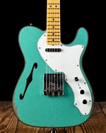 Fender Custom Shop LTD '60s Relic Tele Thinline - Seafoam Sparkle