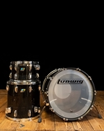 Ludwig L94233LX - Vistalite 3-Piece Drum Set - Black Sparkle Smoke