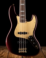Squier Gold Edition 40th Anniversary Jazz Bass - Ruby Red Metallic