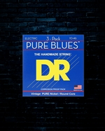 DR PHR-10 Pure Blues Electric Strings (3 Pack) - Medium (10-46)
