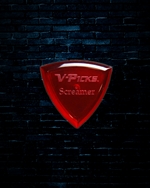 V-Picks 2.75mm Screamer Guitar Pick - Ruby Red
