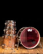 DW Collector's Series 4-Piece Maple/Mahogany Drum Set - Rose Copper