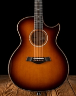 Taylor Custom GA Lutz Spruce/Big Leaf Maple - Brushfire Burst
