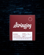 Stringjoy Naturals Phosphor Bronze Acoustic Strings - Balanced Light (12-54)