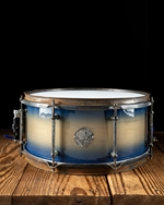 HHG 6.5"x14" Relic Snare Drum - Blue Gold Duco