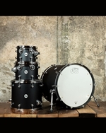 DW Design Series 4-Piece Shell Pack Drum Set - Black Satin