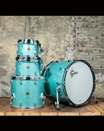 Gretsch USA Custom 4-Piece Drum Set - Turquoise Glass