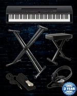 Yamaha P-225 88-Key Digital Piano Package Deal A