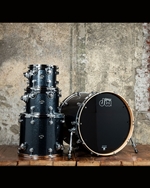 DW Limited Performance Series Cherry 4-Piece Drum Set - Black Sparkle