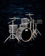 Drum Workshop DWe 4-Piece Drum Set Bundle - Black Galaxy