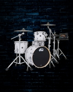 Drum Workshop DWe 4-Piece Drum Set Bundle - White Marine Pearl