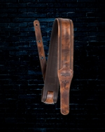 Taylor 2.5" Fountain Leather Guitar Strap - Weathered Brown