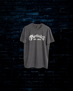 Martin Logo T-Shirt - Light Gray Heather (Large)