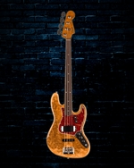 Fender Artisan Maple Burl Jazz Bass - Aged Natural