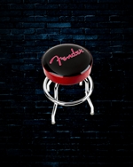Fender Red Sparkle Logo 24" Barstool